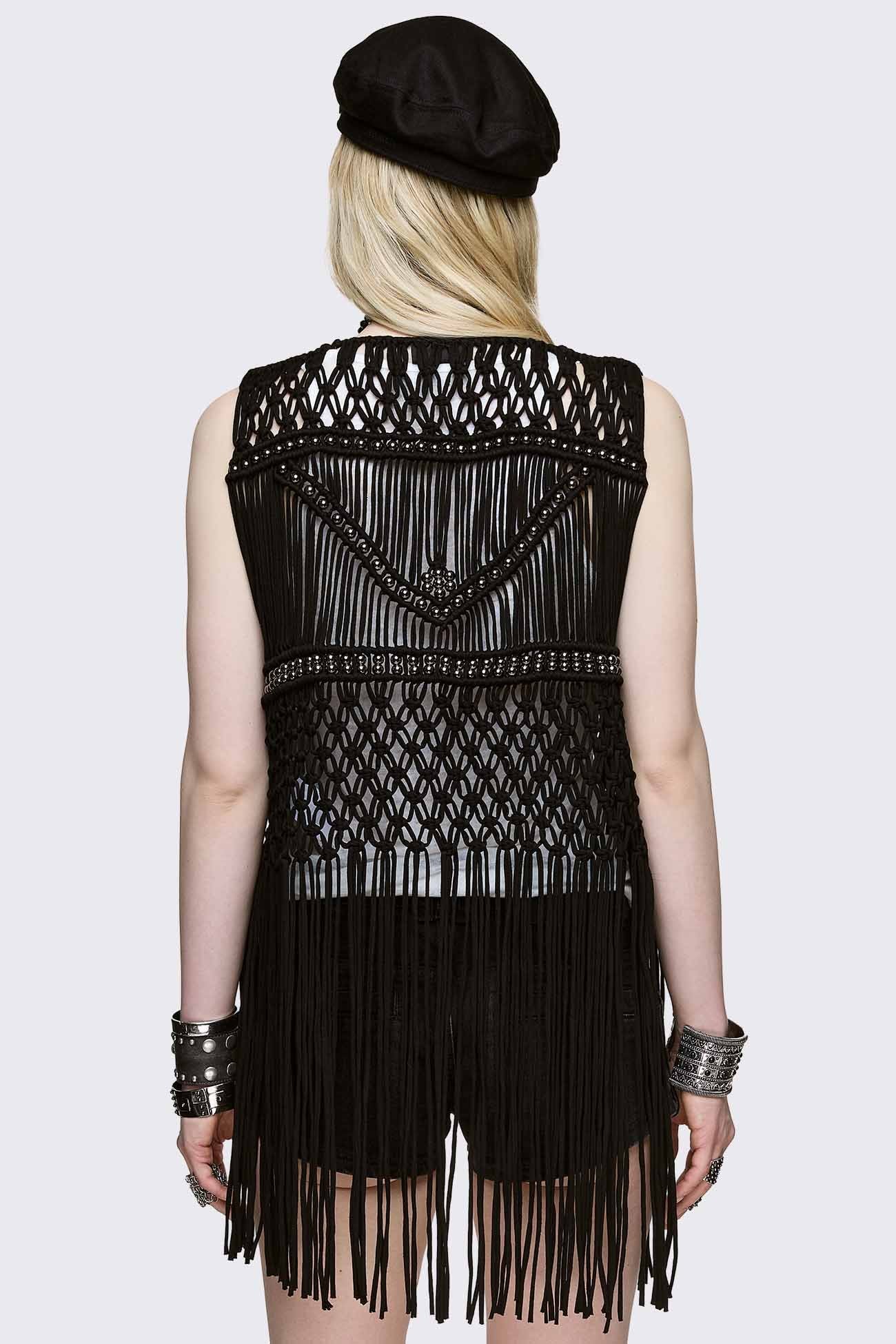 Ingrid Macrame Waistcoat