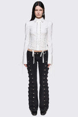 Lithium Lace-Up Top