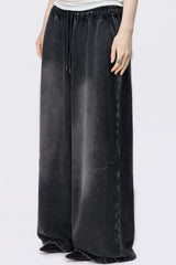 Blur Black Washed Sweatpants
