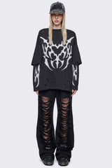 Luvx Black Layered T-Shirt