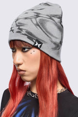 Minga x ColdF33t Grey Beanie