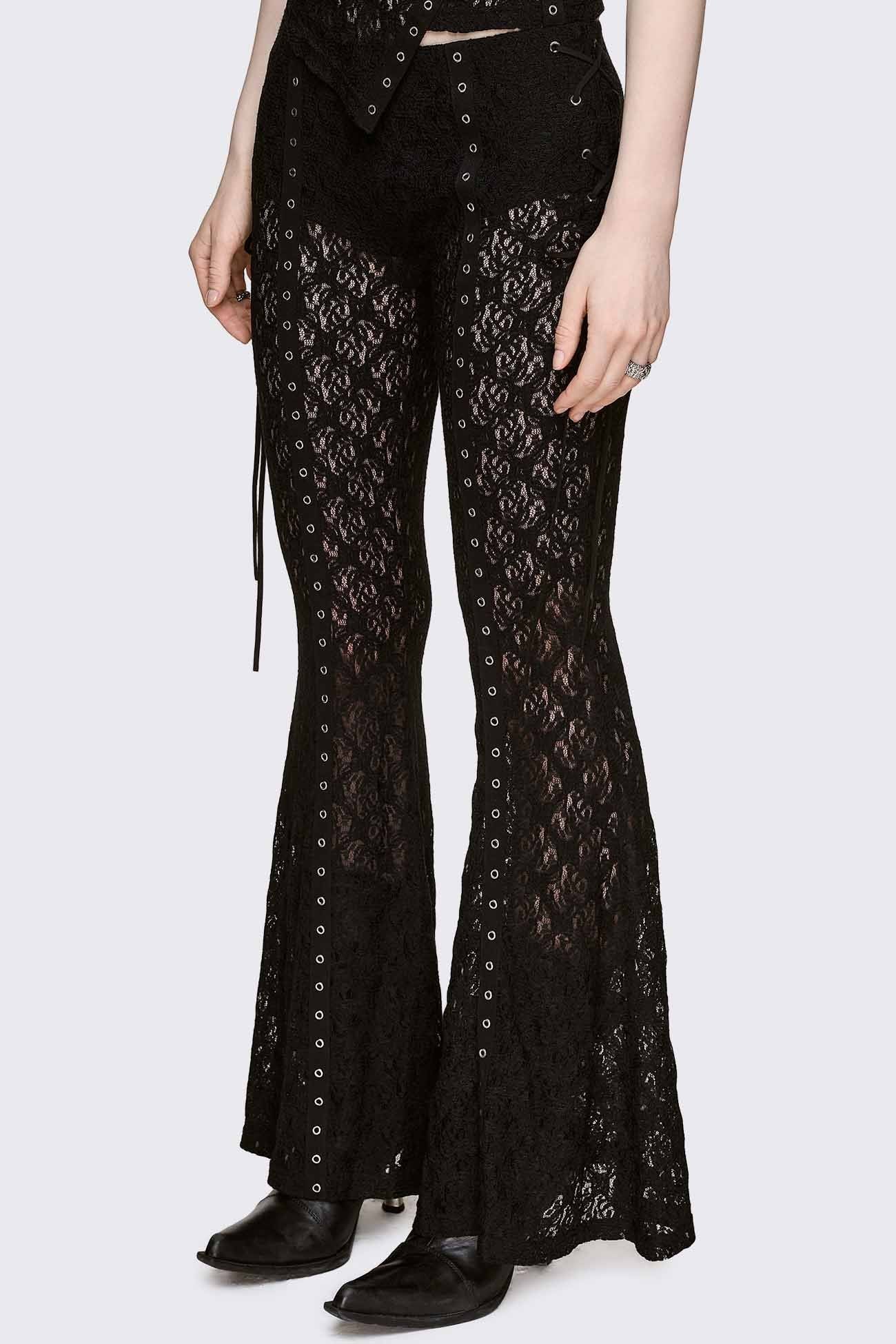Moor Lace Flared Pants