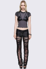 Mutiny Layered Studded Bralet Top