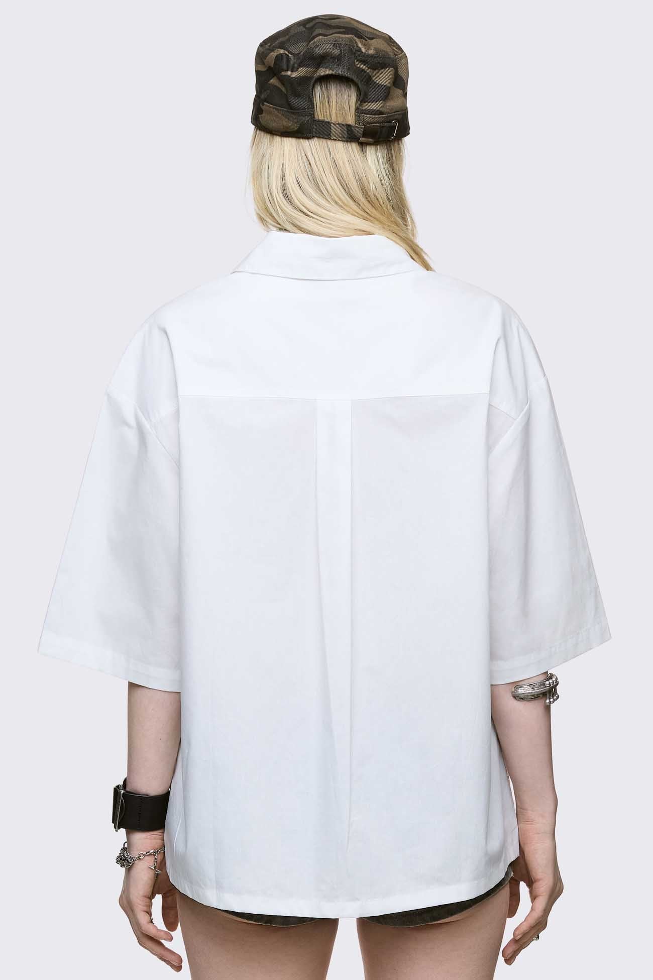 Never Saint White Shirt