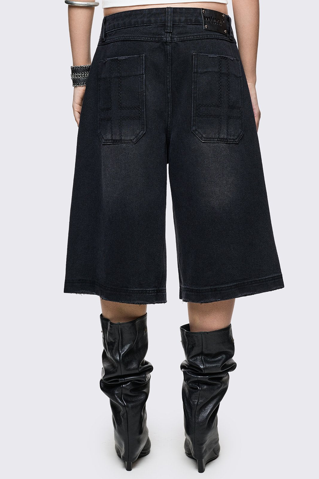 Black Washed Jorts