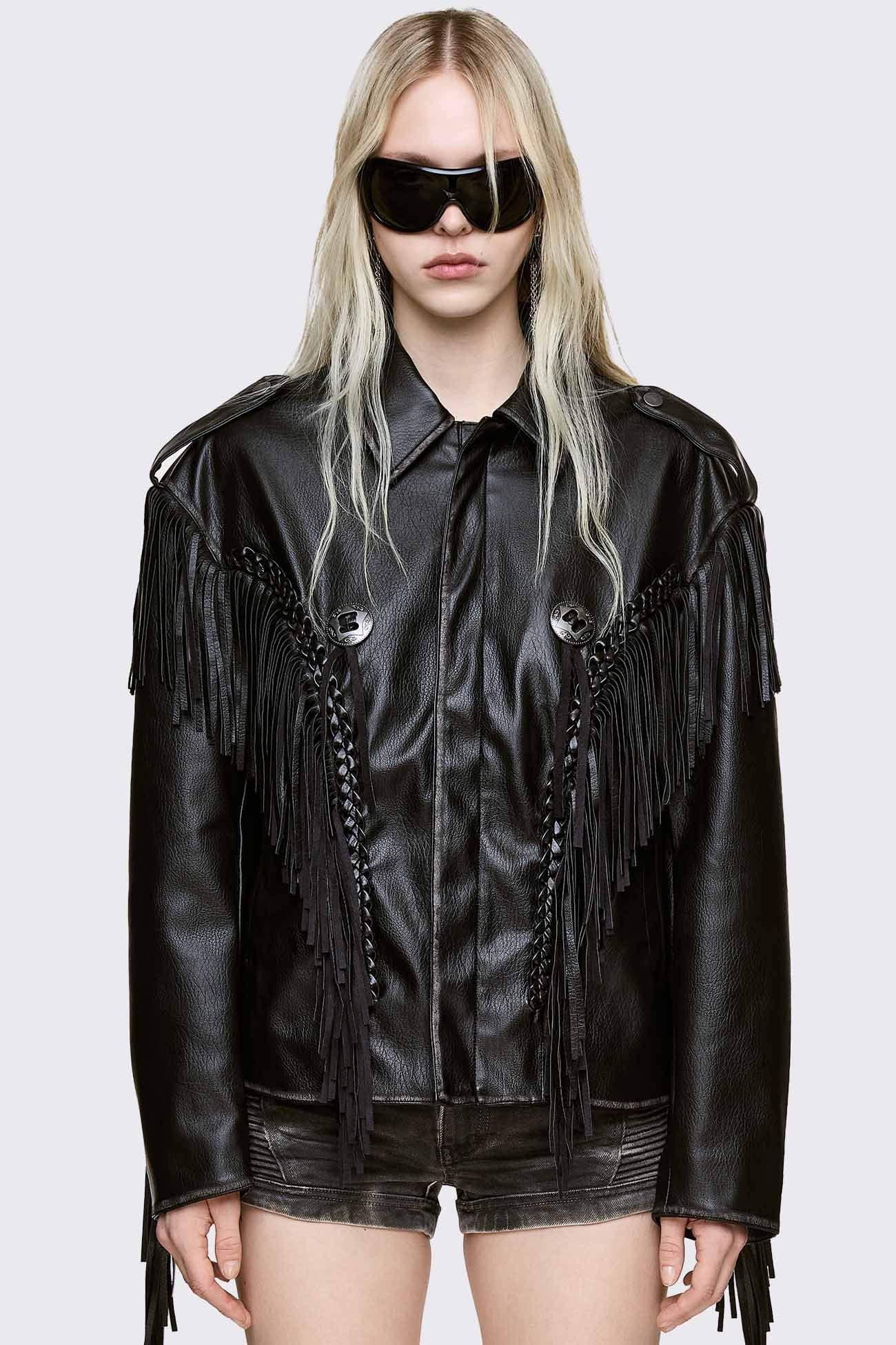 Nomad Fringe Biker Jacket