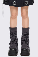 Obscure Grey Leg Warmers