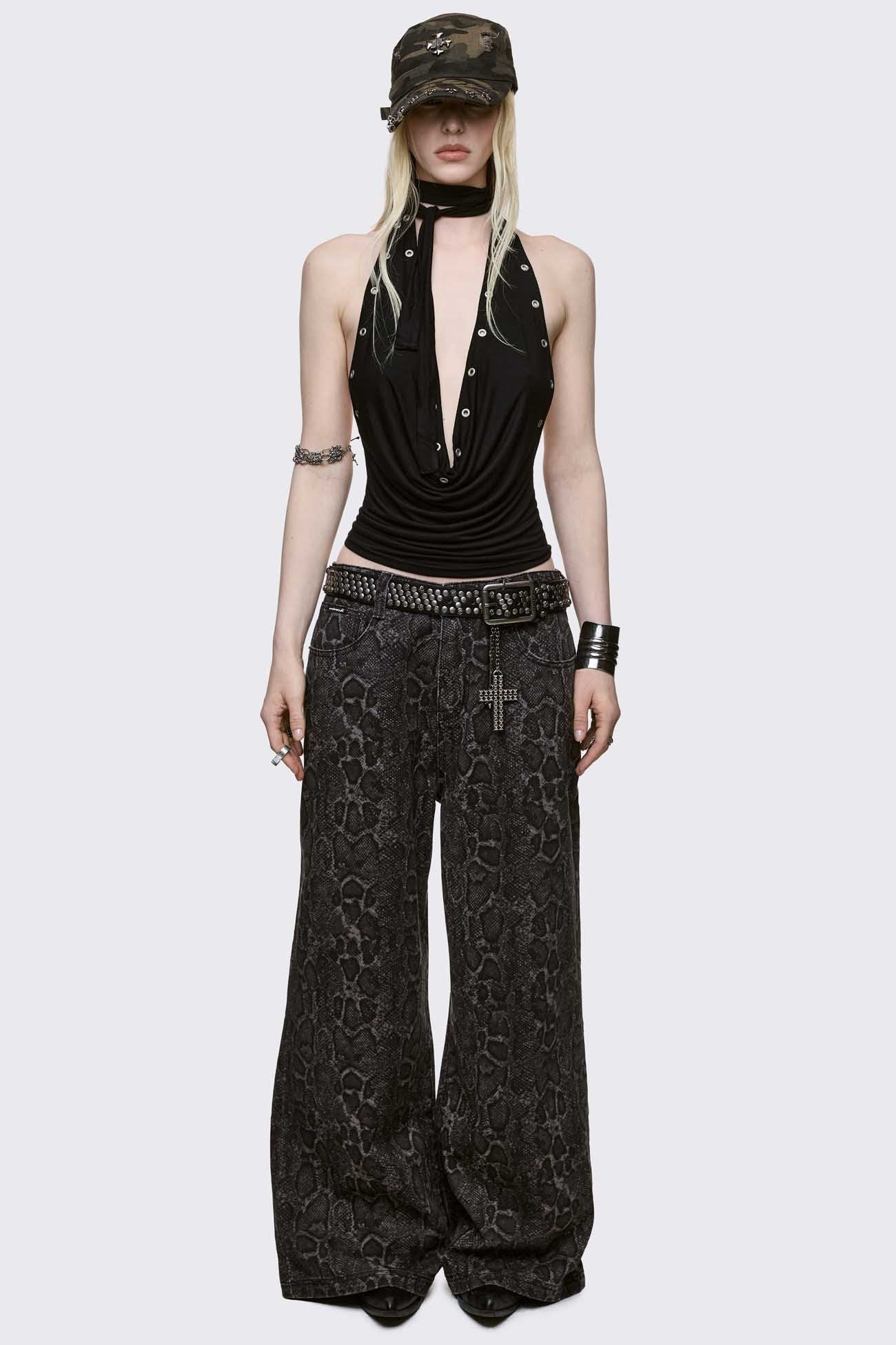 Python Baggy Jeans