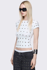 Rogue White Baby Tee