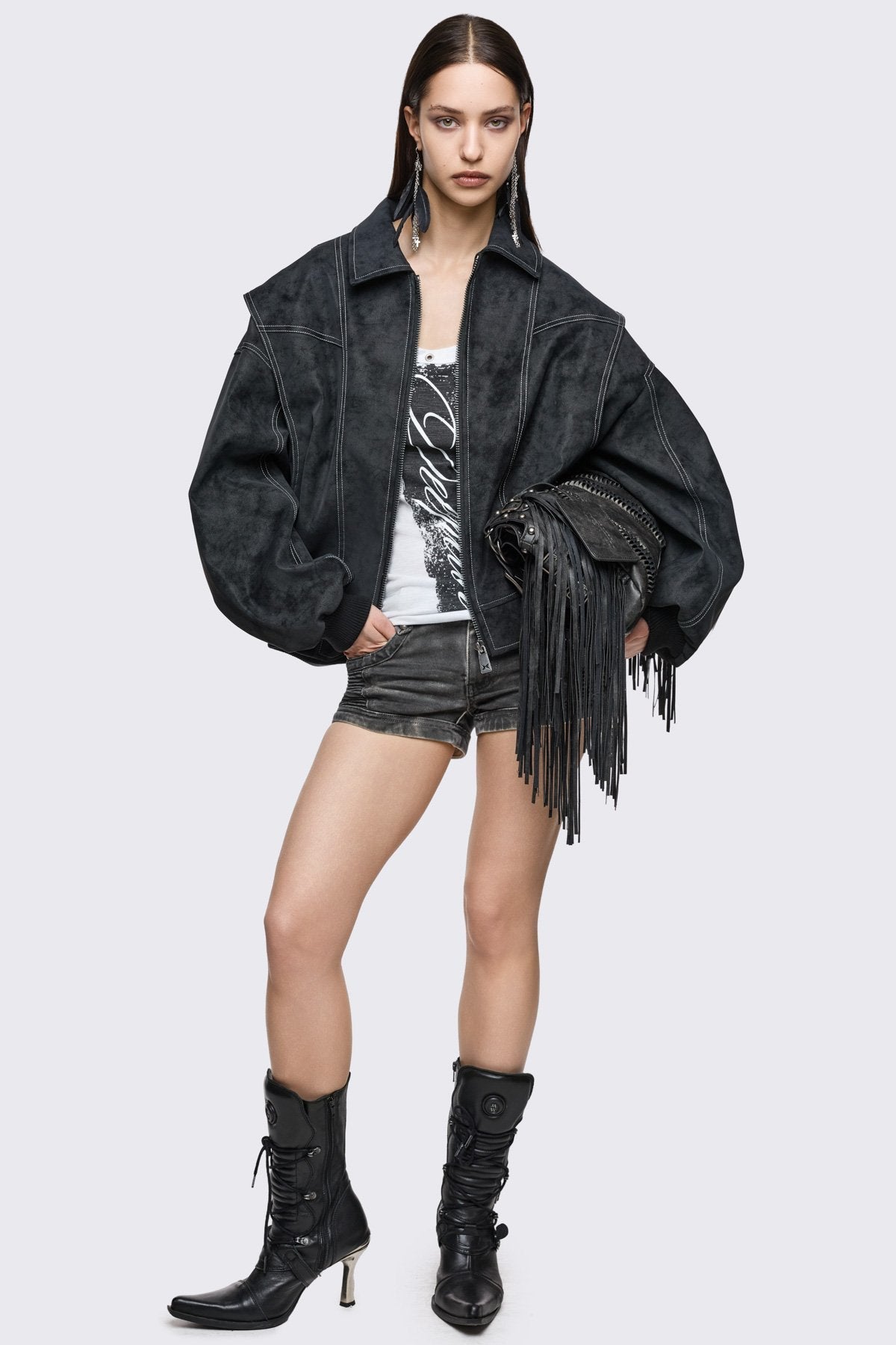Static Bomber Jacket