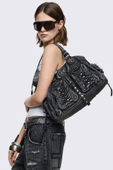 Vicious Denim Shoulder Bag