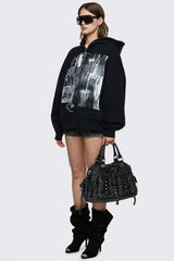 Vicious Denim Shoulder Bag