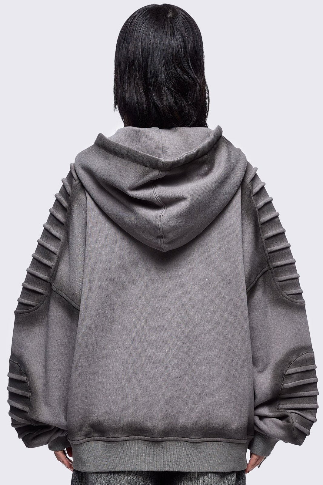 Vyre Grey Zip Up Hoodie