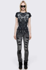 Winged Cross Baby Tee